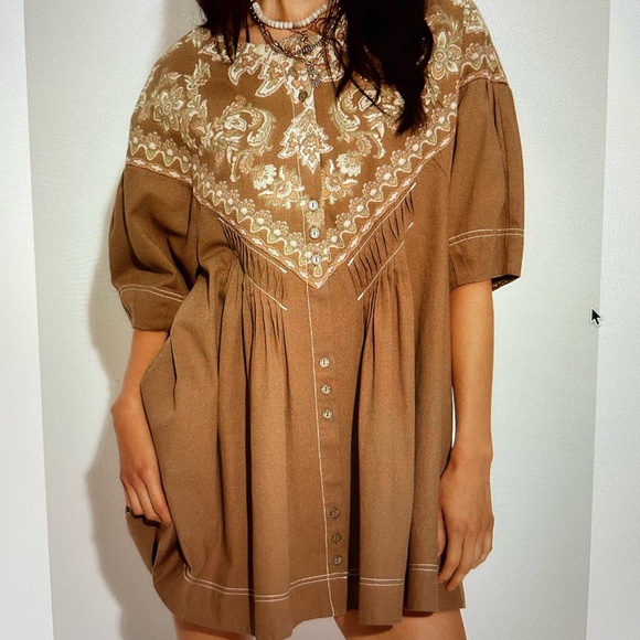 Free People Orson Mini Dress size Small NWT - Picture 1 of 8